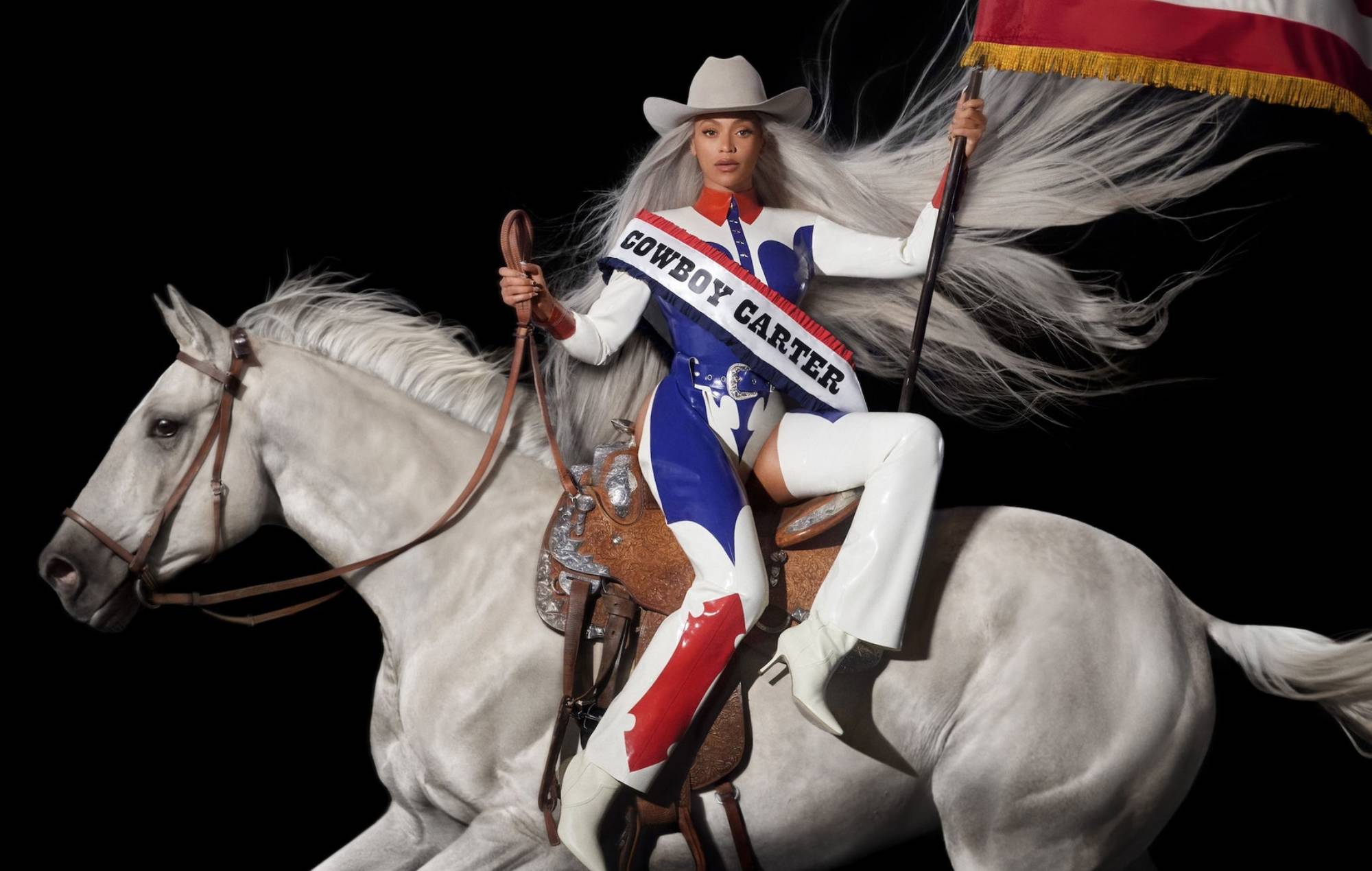 Beyoncé shares 'Cowboy Carter' album artwork and responds to backlash over country music