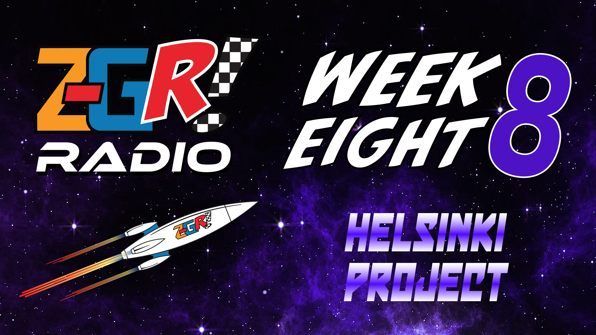 Z-GR! Radio Week 8 Logo
