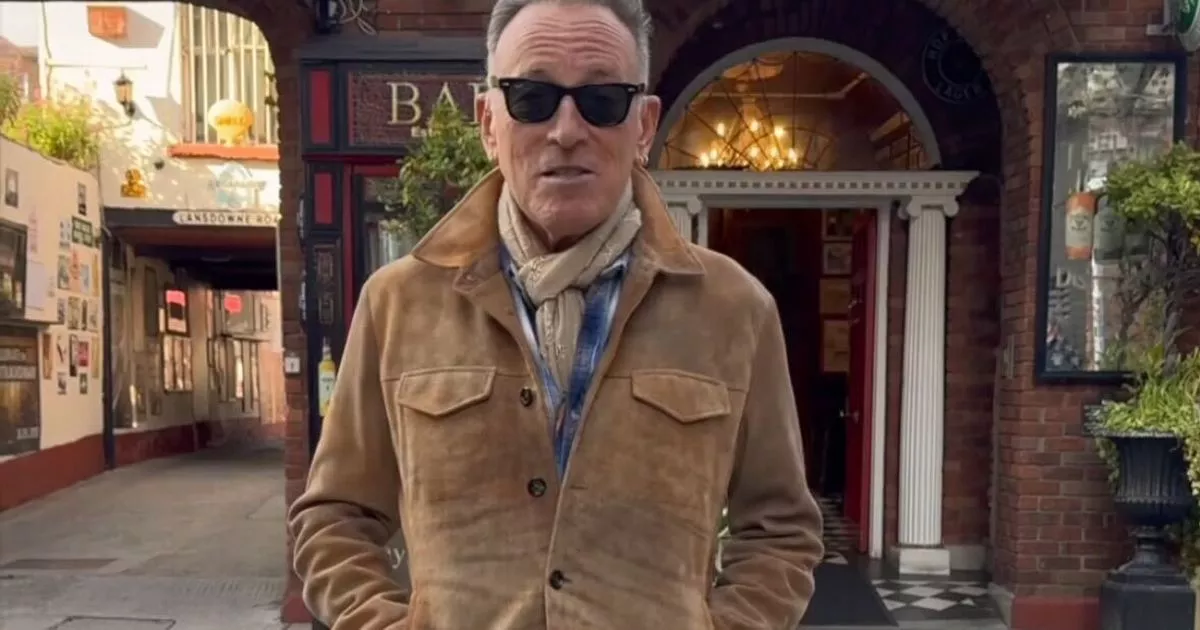 Bruce Springsteen visits traditional Irish pub before final concert in Ireland