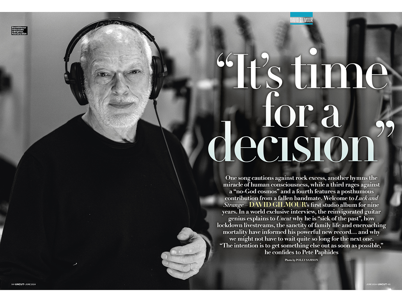 David Gilmour interviewed: "There was no pious false respect"