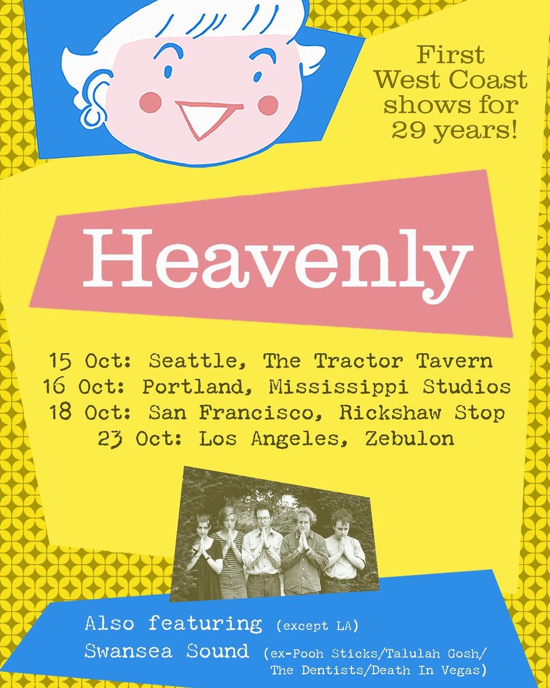 heavenly swansea sound tour dates