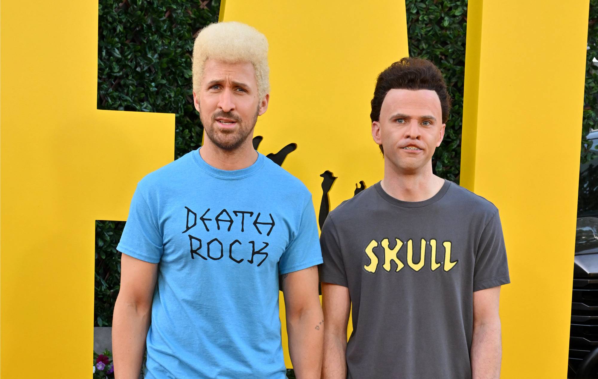 Ryan Gosling and Mikey Day dressed up as Beavis and Butt-Head for ‘The Fall Guy’ premiere