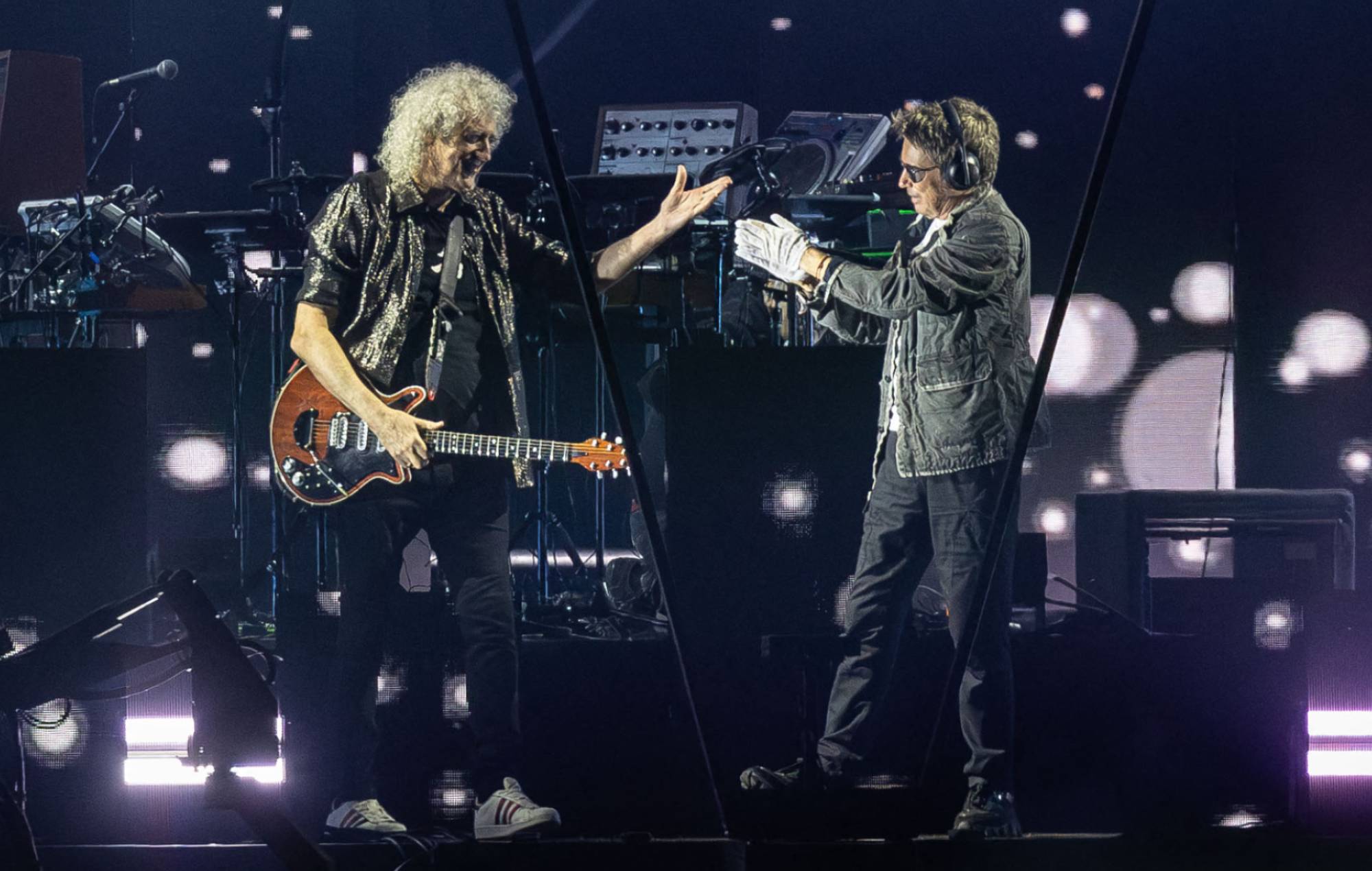 Watch Jean-Michel Jarre and Queen's Brian May perform together at Starmus Festival